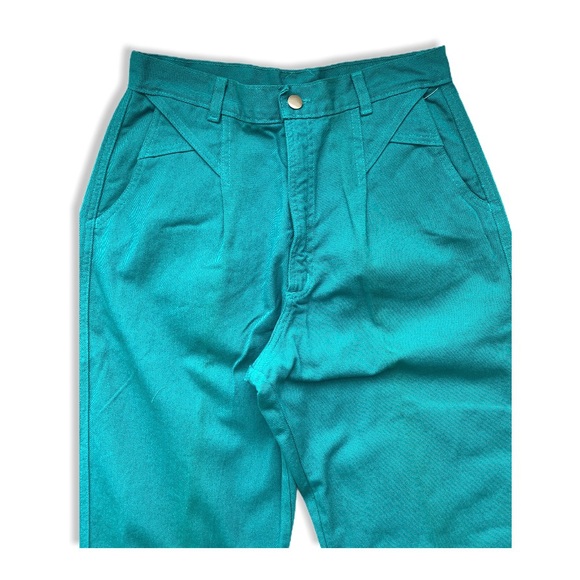 Vintage Cross J Jeans Green Mom High Waist Jeans - Picture 4 of 5